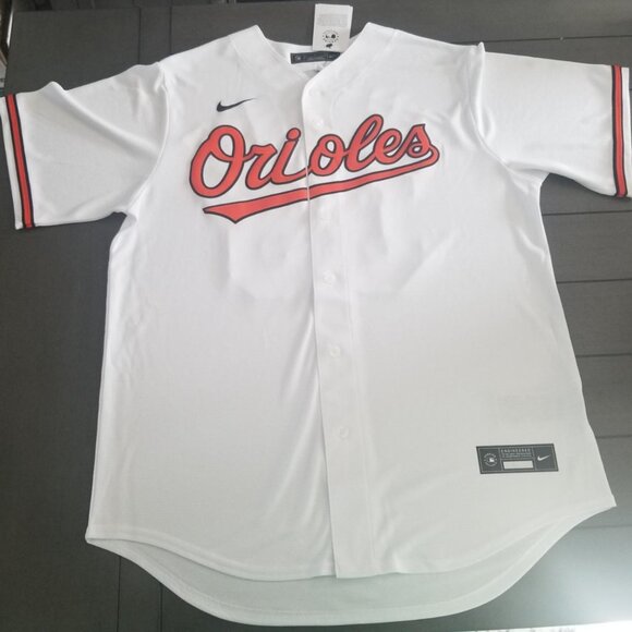 Men's Nike Adley Rutschman White Baltimore Orioles Player Jersey-Large - Picture 8 of 12